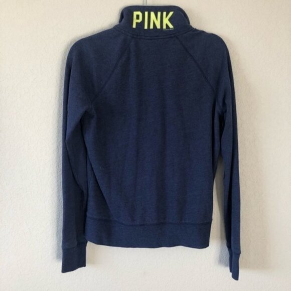 PINK Victoria's Secret Quarter Zip Pullover XS - Picture 2 of 7